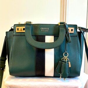 Hunter Green Guess Crossbody Purse